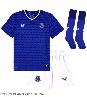 Everton Vitaliy Mykolenko #19 Hjemmebanetrøje Børn 2025-26 Kortærmet (+ Korte bukser)